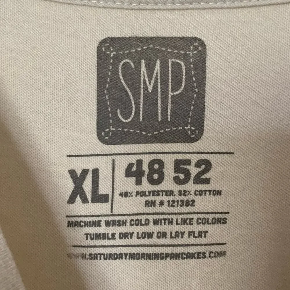 Shake Ya Tail Feather Adult Unisex Tan Tee, size XL - Picture 4 of 5